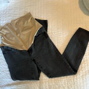 Dark Gray Full Panel LOFT Maternity Jeans